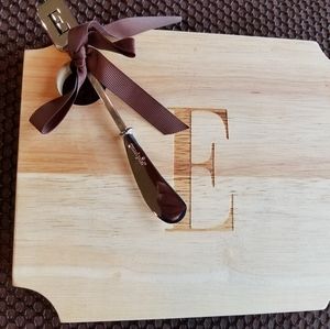 Initial E Spreader and cheese board